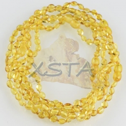 Olive polished lemon teething Amber necklace Olive polished lemon teething Amber necklace